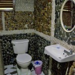 LAS CABANAS RESORT – PALAWAN, PHILIPPINES - The mosaic bathroom