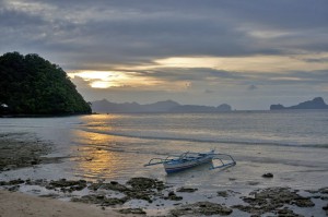 LAS CABANAS RESORT – PALAWAN, PHILIPPINES - A beautiful sunset at a beautiful resort