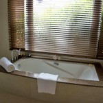 THE CRIMSON RESORT & SPA – MACTAN, CEBU – PHILIPPINES - Relaxing tub with the view of the garden