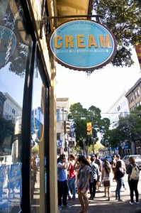 CREAM – BERKELEY, CA – USA - Entrance sign