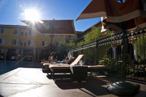 Meritage Resort - Napa Valley - Sunchairs at the pool