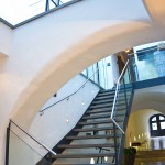 Arthotel Blaue Gans Salzburg - Stair case during the day