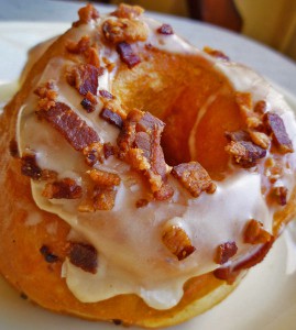 Dynamo Donut & Coffee - Maple bacon donut
