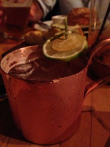 THE THOMAS / FAGIANI’S – NAPA, CA – USA - Moscow mule in copper cup
