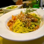 DIE GEHEIME SPECERY – SALZBURG, AUSTRIA - Fresh homemade pasta with salmon and pesto