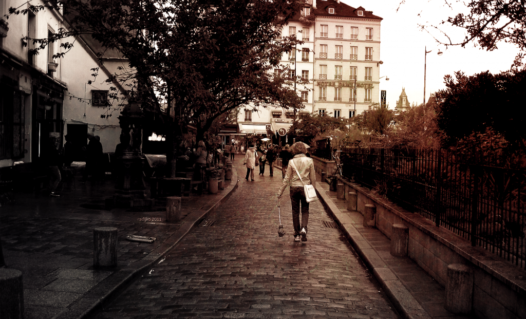 walking paris